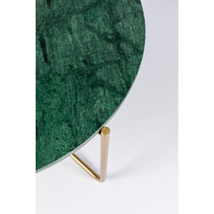 Salontafel Timpa Marble Groen Ø70x40 cm-Salontafels-Creating Home