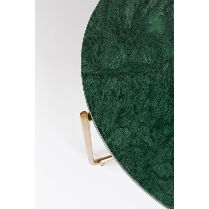Salontafel Timpa Marble Groen Ø70x40 cm-Salontafels-Creating Home