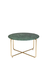Salontafel Timpa Marble Groen Ø70x40 cm-Salontafels-Creating Home