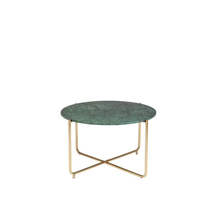 Salontafel Timpa Marble Groen Ø70x40 cm-Salontafels-Creating Home