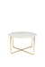 Salontafel Timpa Marble Wit Ø70x40 cm-Salontafels-Creating Home
