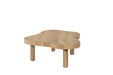 Salontafel Tobago Eikenhout fineer Naturel hout 135x82 cm-Salontafels-Livingfurn