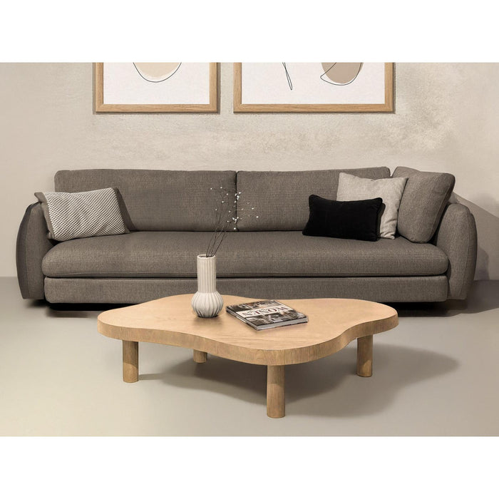 Salontafel Tobago Eikenhout fineer Naturel hout 135x82 cm-Salontafels-Livingfurn