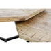 Salontafel Urban - mangohout/ijzer - powdercoated black - set van 2-Salontafels-HSM Collection