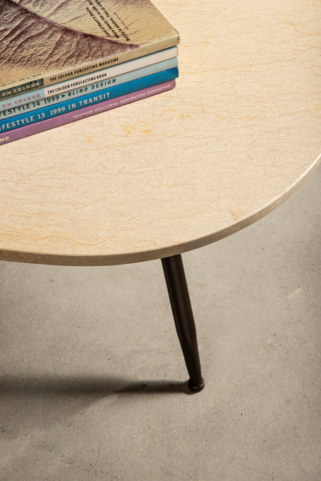 Coffee Tables Coffee Table Veria Set 2 Coffeetables Beige Marble