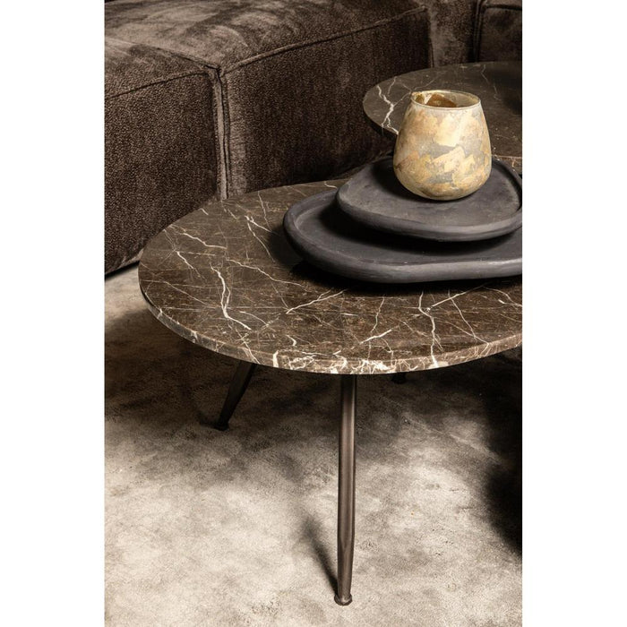 Salontafel Veria Marmer Bruin 60x100 cm-PTMD