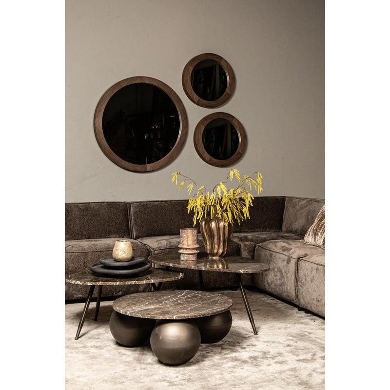 Salontafel Veria Marmer Bruin 60x100 cm-Salontafels-PTMD