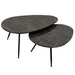 Salontafel Veria Marmer Bruin 60x100 cm-Salontafels-PTMD