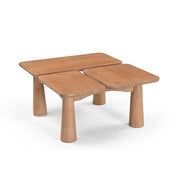 Salontafel Vona Naturel Mangohout 80 cm 80x70x36 cm-Salontafels-Starfurn
