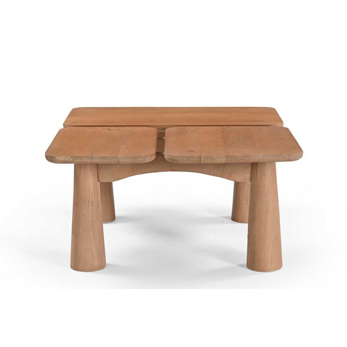 Salontafel Vona Naturel Mangohout 80 cm-Salontafels-Starfurn