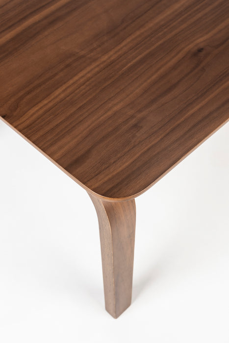 Salontafel Table Rubber wood, Walnut veneer Bruin 50x100, sfeerbeeld 3
