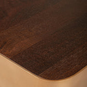 Salontafel Warren Mangohout Bruin 45x180 cm-Salontafels-PTMD