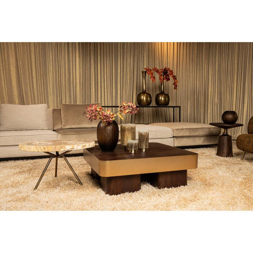 Salontafel Warren Mangohout Bruin 90 cm-Salontafels-PTMD