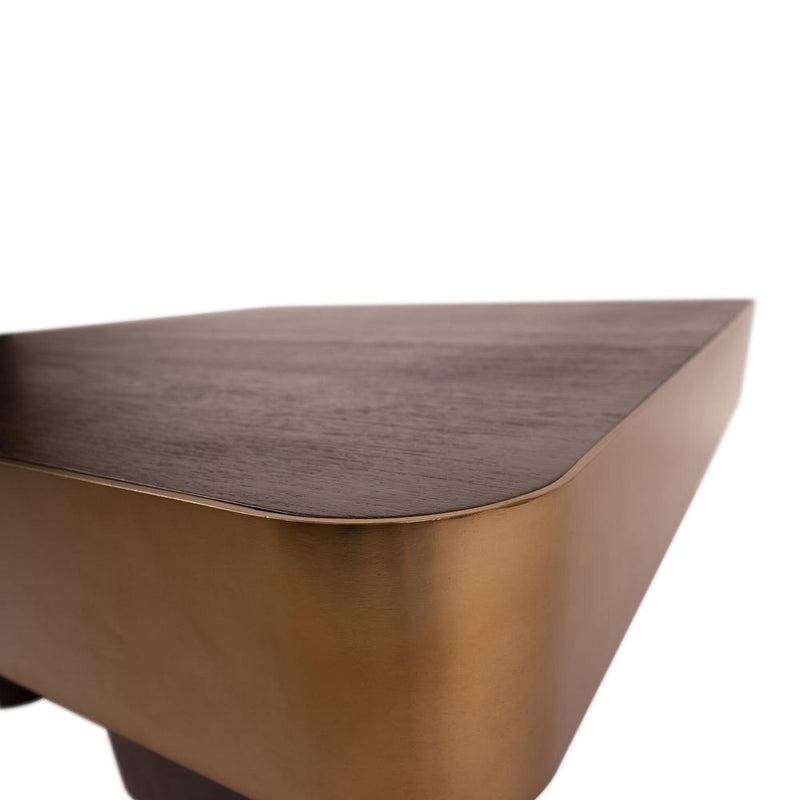 Salontafel Warren Mangohout Bruin 90 cm-Salontafels-PTMD