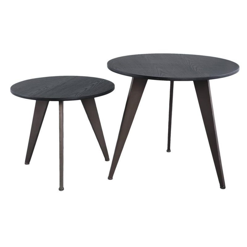 Salontafel Werdy Zwart 55 cm-Salontafels-PTMD