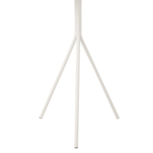 Salontafel Wit Ijzer Rond 40 cm 40x40x57 cm-Salontafels-J-Line