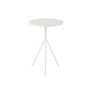 Salontafel Wit Ijzer Rond 40 cm 40x40x57 cm-Salontafels-J-Line