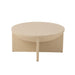 Salontafel Wit Mangohout hout 90 cm 90x90x42 cm-Salontafels-J-Line