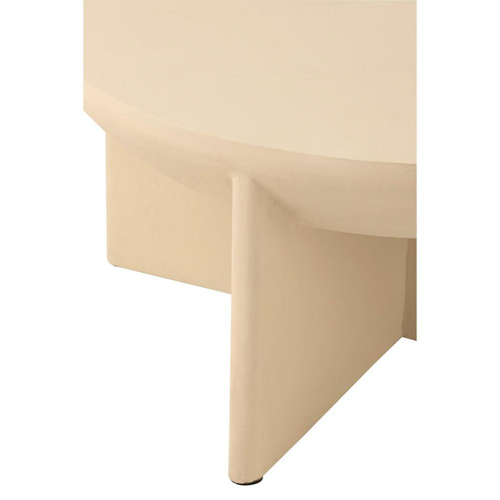 Salontafel Wit Mangohout hout 90 cm 90x90x42 cm-Salontafels-J-Line