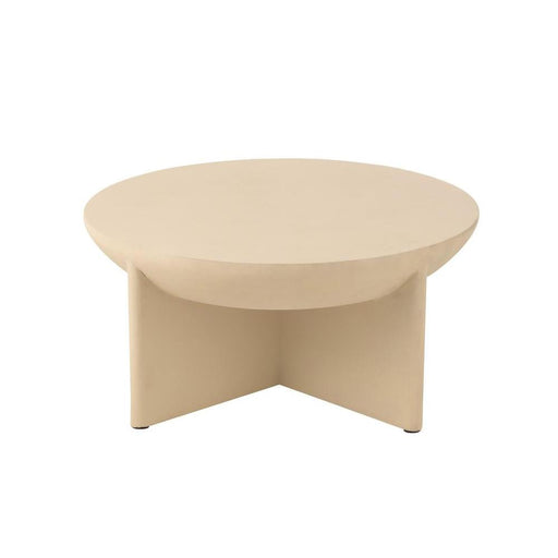 Salontafel Wit Mangohout hout 90 cm 90x90x42 cm-Salontafels-J-Line