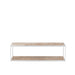 Salontafel Wit Metaal 40x150 cm-Salontafels-J-Line