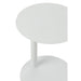 Salontafel Wit Metaal Rond 40 cm-Salontafels-J-Line