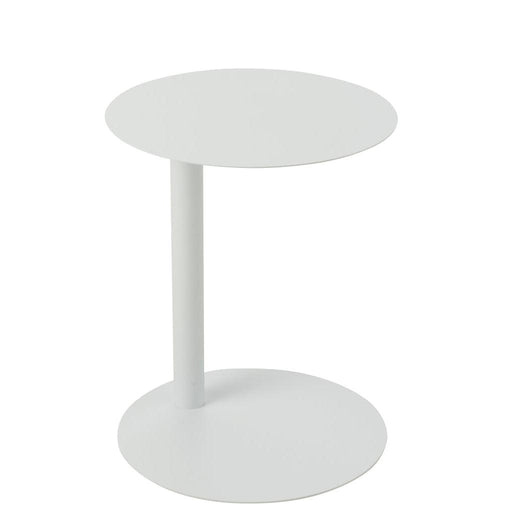 Salontafel Wit Metaal Rond 40 cm-Salontafels-J-Line