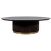 Salontafel Xelle Mangohout Zwart 150 cm-PTMD