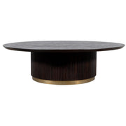 Salontafel Xelle Mangohout Zwart 150 cm-Salontafels-PTMD