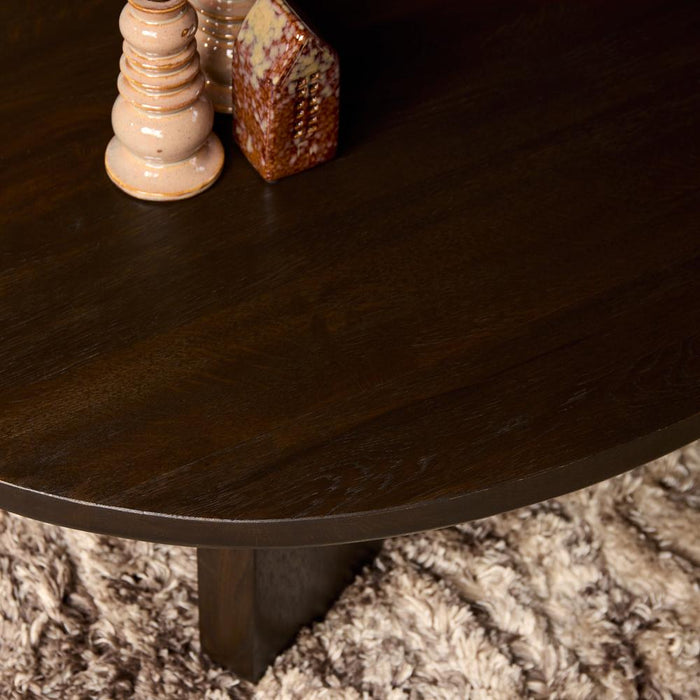 Salontafel Zillah 130 cm Eiken Bruin 130x70x35 cm-Salontafels-Starfurn