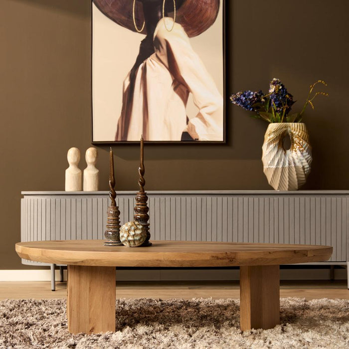 Salontafel Zillah 130 cm Naturel Eiken 130x70x35 cm-Salontafels-Starfurn