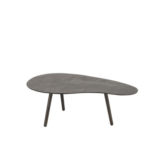 Salontafel Zwart Aluminium S 52x89 cm-Salontafels-J-Line