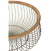Salontafel Zwart Glas Rond 100 cm 100x100x45 cm-Salontafels-J-Line