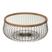 Salontafel Zwart Glas Rond 100 cm-Salontafels-J-Line