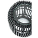 Salontafel Zwart Glas Rond 35 cm 35x35x45 cm-Bijzettafels-J-Line