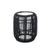 Salontafel Zwart Glas Rond 35 cm-Salontafels-J-Line