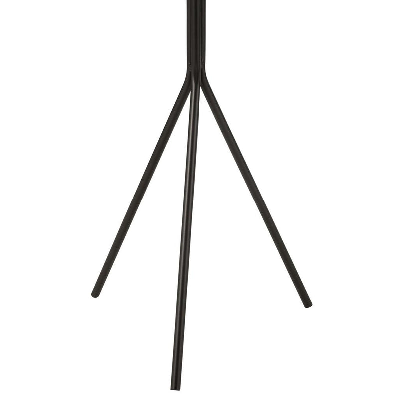 Salontafel Zwart Ijzer Rond 40 cm 40x40x57 cm-Salontafels-J-Line