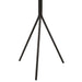 Salontafel Zwart Ijzer Rond 40 cm 40x40x57 cm-Salontafels-J-Line