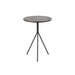 Salontafel Zwart Ijzer Rond 40 cm 40x40x57 cm-Salontafels-J-Line