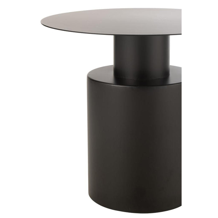 Salontafel Zwart Ijzer Rond 55 cm-Salontafels-J-Line