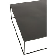 Salontafel Zwart Ijzer Vierkant 80 cm 80x80x30 cm-Salontafels-J-Line