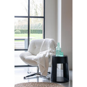 Salontafel Zwart Mdf 40 cm 40x40x50 cm-Bijzettafels-J-Line