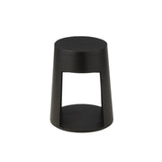 Salontafel Zwart Mdf 40 cm 40x40x50 cm-Bijzettafels-J-Line
