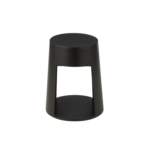 Salontafel Zwart Mdf 40 cm 40x40x50 cm-Bijzettafels-J-Line