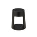 Salontafel Zwart Mdf 40 cm 40x40x50 cm-Bijzettafels-J-Line