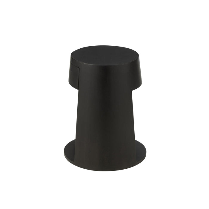 Salontafel Zwart Mdf 40 cm-Salontafels-J-Line