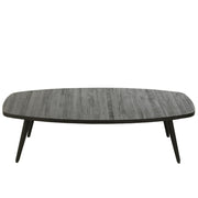 Salontafel Zwart Mdf Rechthoekig 70x120 cm-Salontafels-J-Line