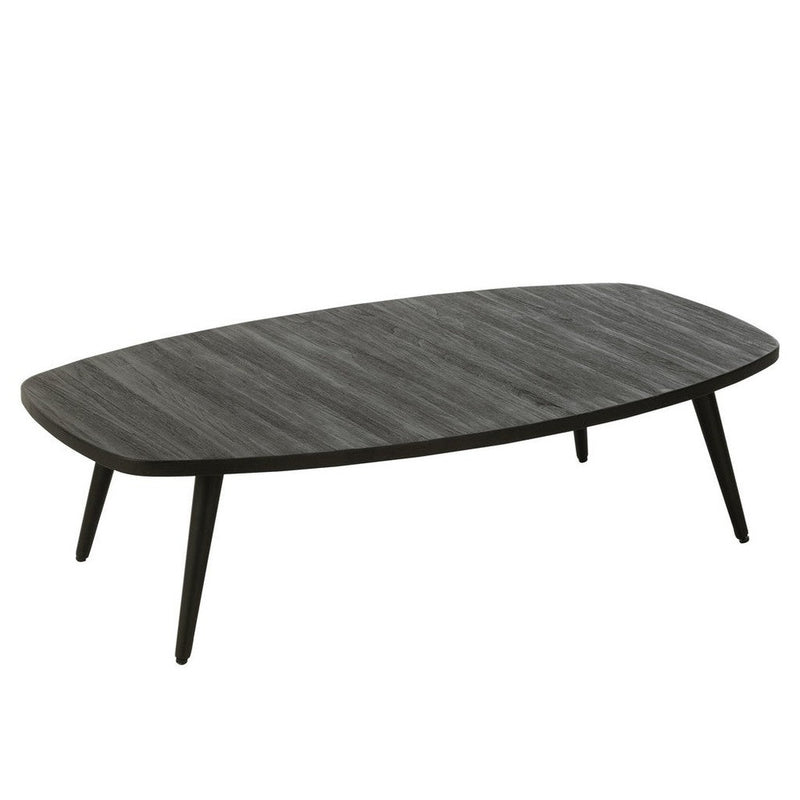Salontafel Zwart Mdf Rechthoekig 70x120 cm-Salontafels-J-Line