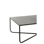 Salontafel Zwart Metaal 60x100 cm-Salontafels-J-Line