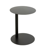 Salontafel Zwart Metaal Rond 40 cm 40x40x50 cm-Bijzettafels-J-Line